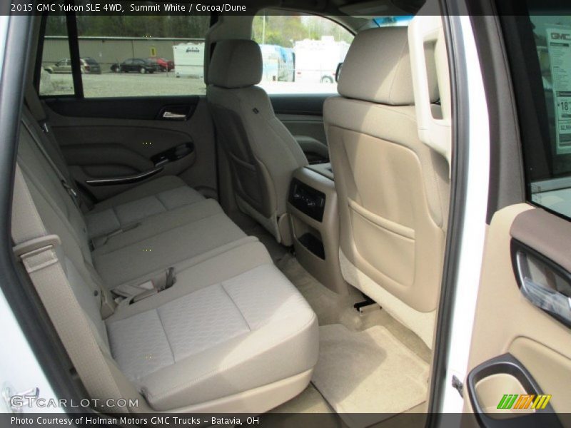 Rear Seat of 2015 Yukon SLE 4WD