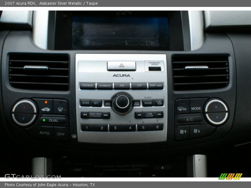 Alabaster Silver Metallic / Taupe 2007 Acura RDX