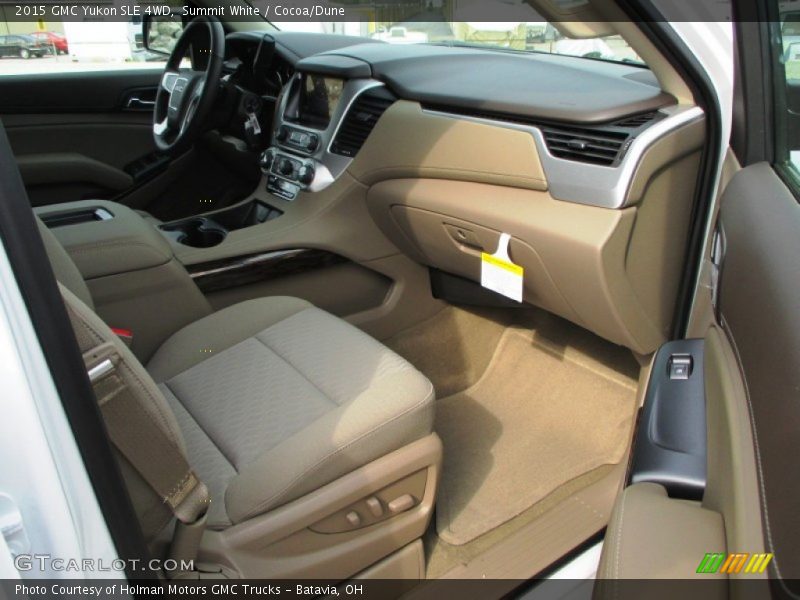 Summit White / Cocoa/Dune 2015 GMC Yukon SLE 4WD