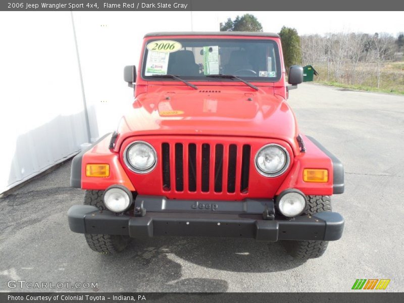 Flame Red / Dark Slate Gray 2006 Jeep Wrangler Sport 4x4