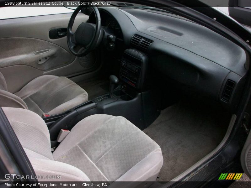 Black Gold / Black/Gray 1998 Saturn S Series SC2 Coupe