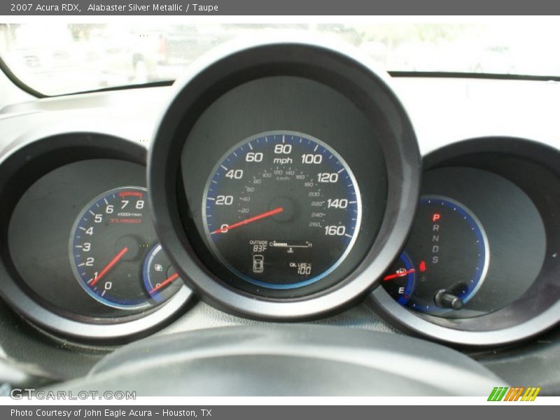 Alabaster Silver Metallic / Taupe 2007 Acura RDX