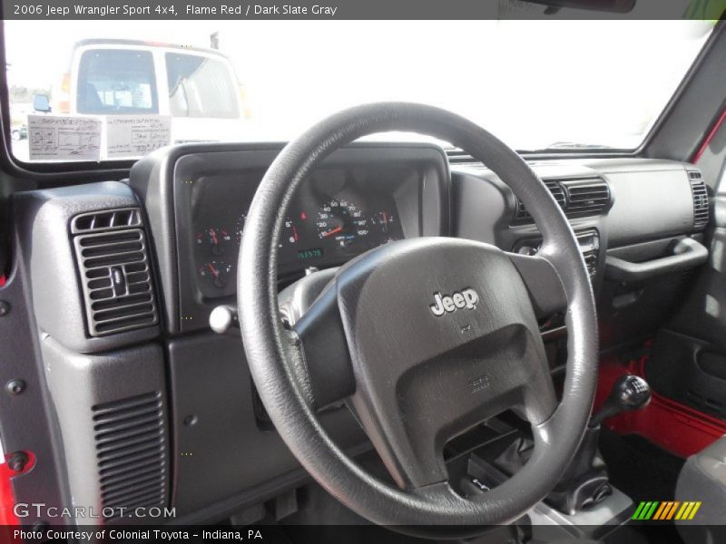 Flame Red / Dark Slate Gray 2006 Jeep Wrangler Sport 4x4