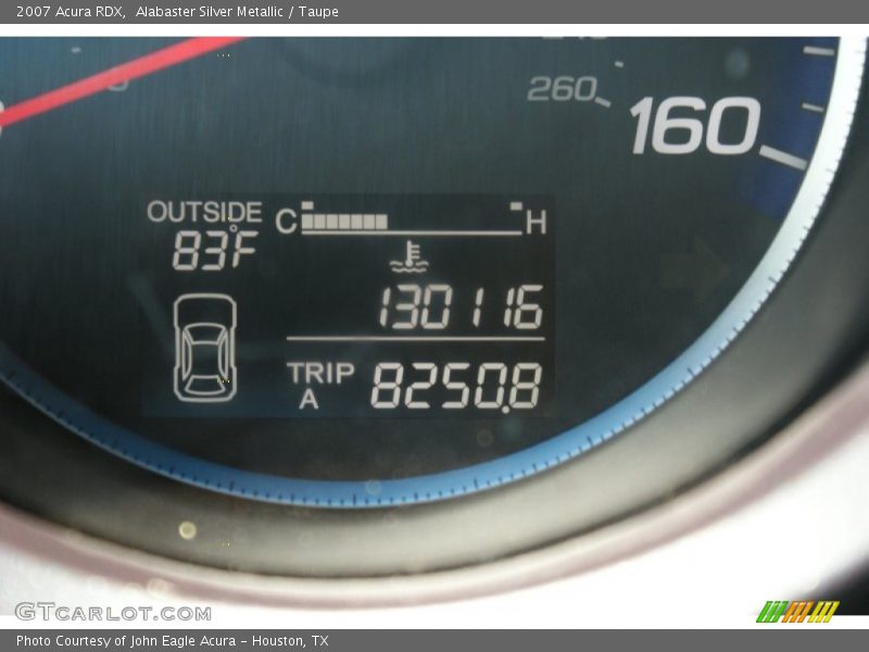Alabaster Silver Metallic / Taupe 2007 Acura RDX