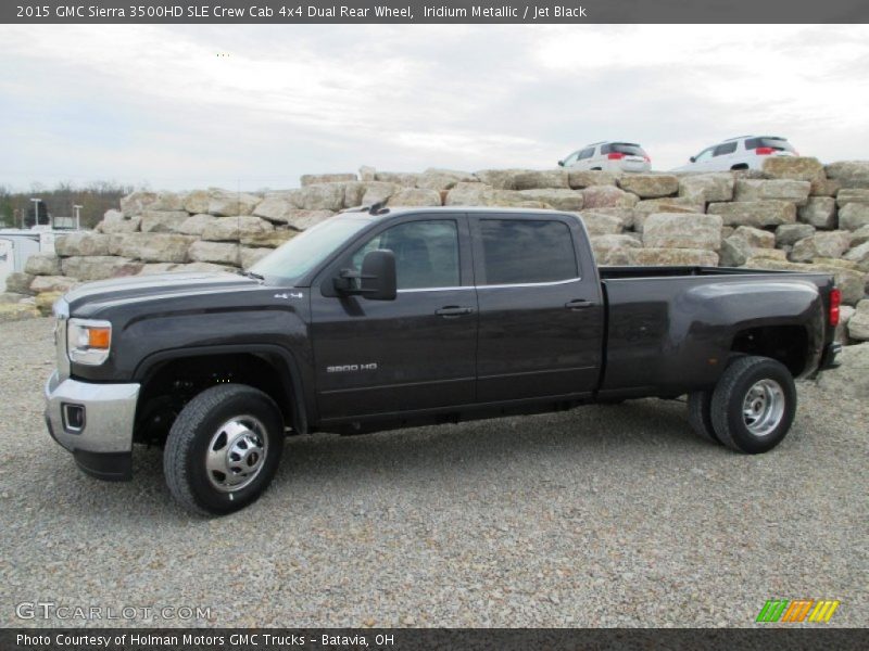  2015 Sierra 3500HD SLE Crew Cab 4x4 Dual Rear Wheel Iridium Metallic