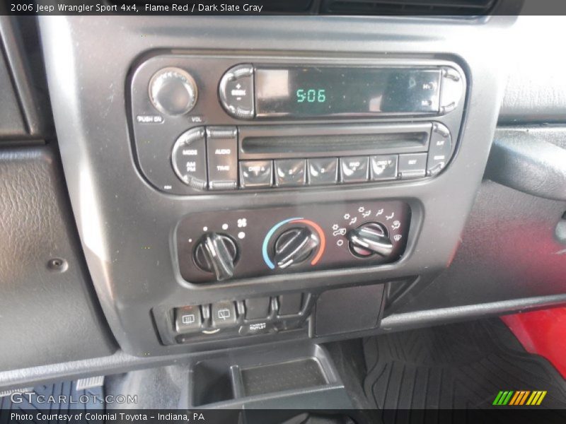 Flame Red / Dark Slate Gray 2006 Jeep Wrangler Sport 4x4