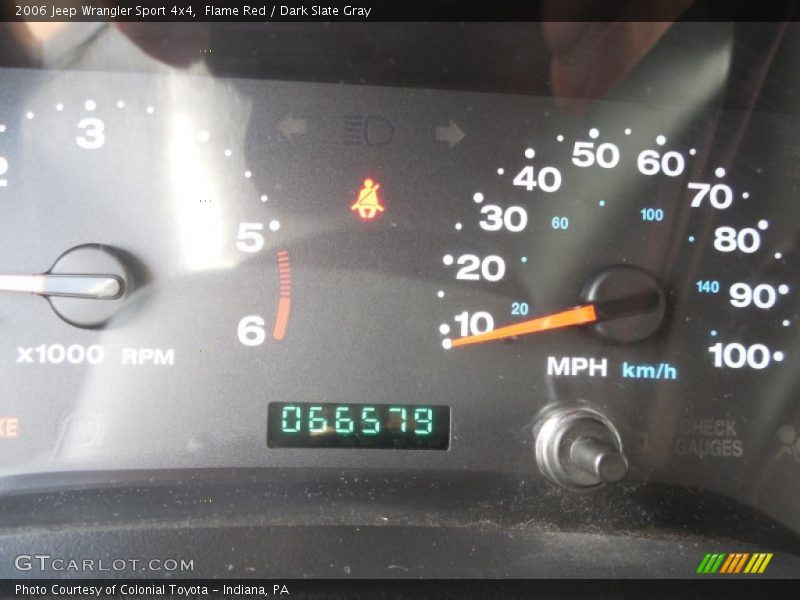 Flame Red / Dark Slate Gray 2006 Jeep Wrangler Sport 4x4
