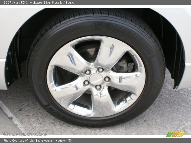 Alabaster Silver Metallic / Taupe 2007 Acura RDX