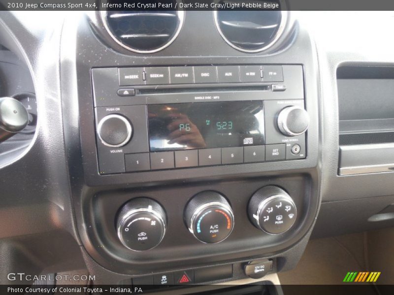 Inferno Red Crystal Pearl / Dark Slate Gray/Light Pebble Beige 2010 Jeep Compass Sport 4x4