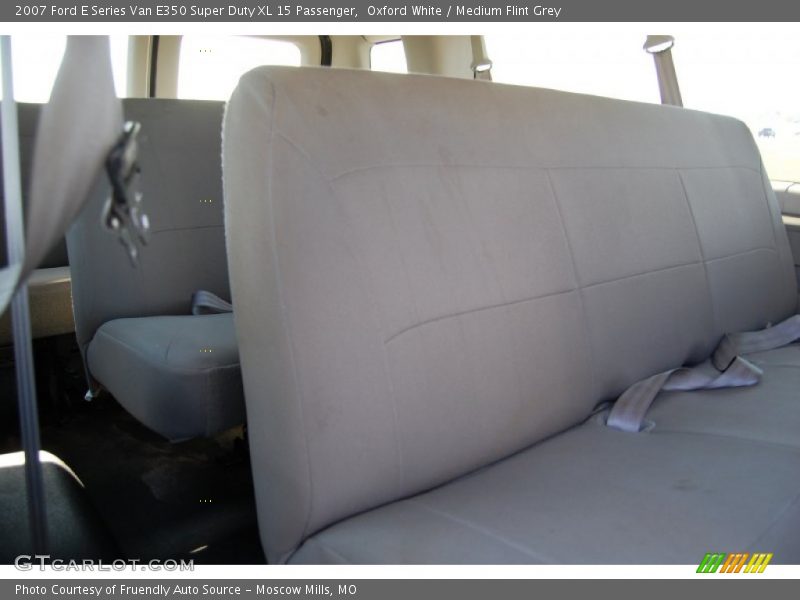 Oxford White / Medium Flint Grey 2007 Ford E Series Van E350 Super Duty XL 15 Passenger