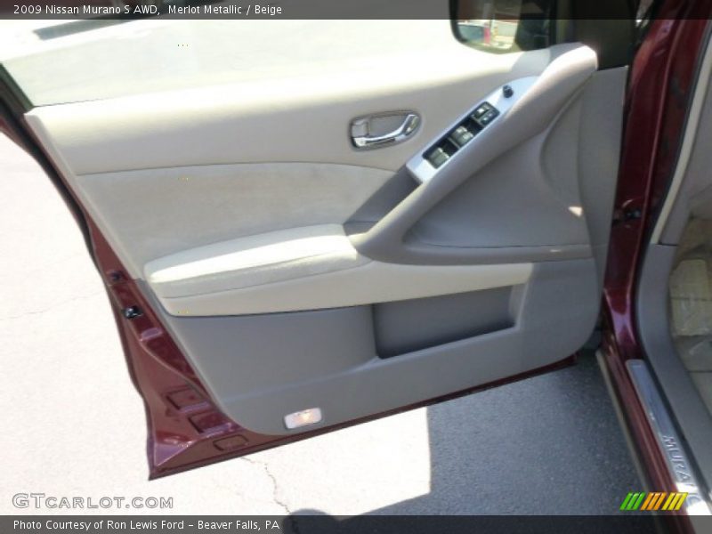 Merlot Metallic / Beige 2009 Nissan Murano S AWD