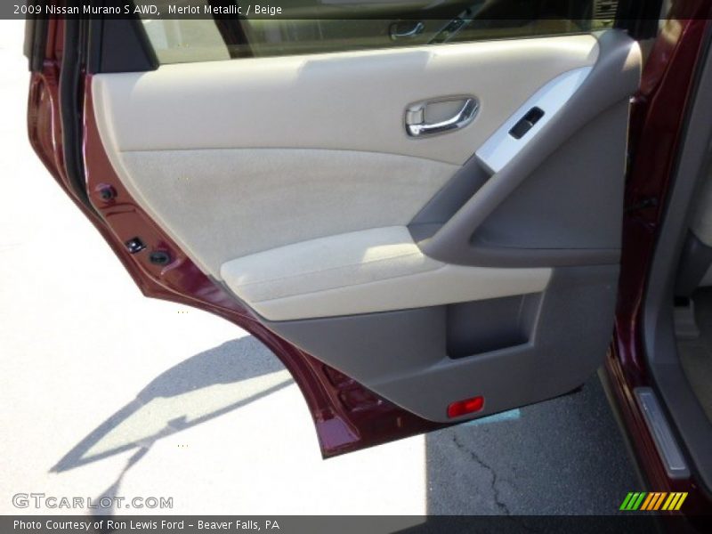 Merlot Metallic / Beige 2009 Nissan Murano S AWD