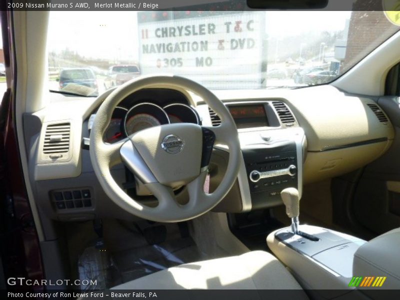 Merlot Metallic / Beige 2009 Nissan Murano S AWD