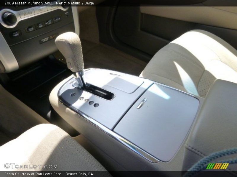 Merlot Metallic / Beige 2009 Nissan Murano S AWD