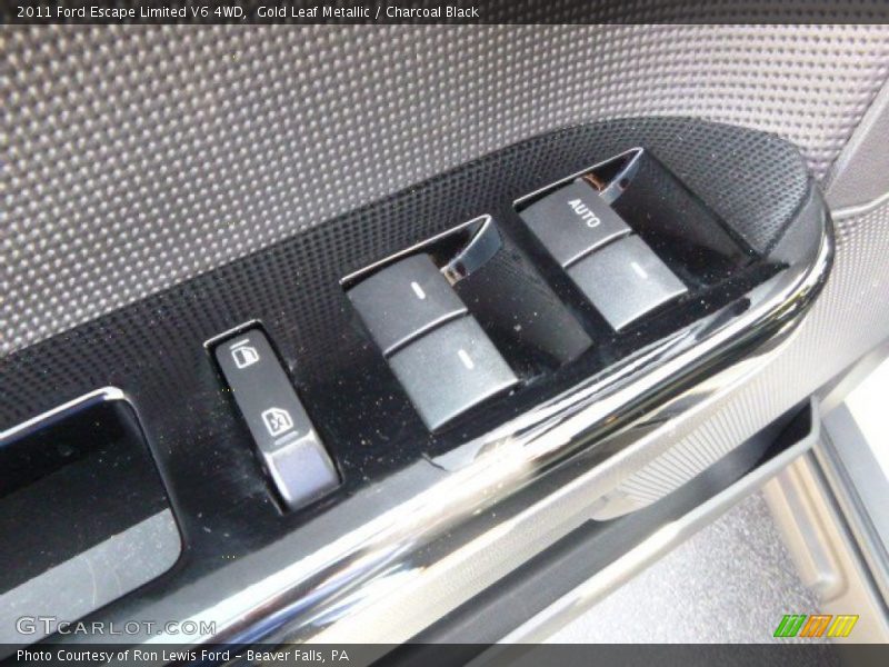 Gold Leaf Metallic / Charcoal Black 2011 Ford Escape Limited V6 4WD