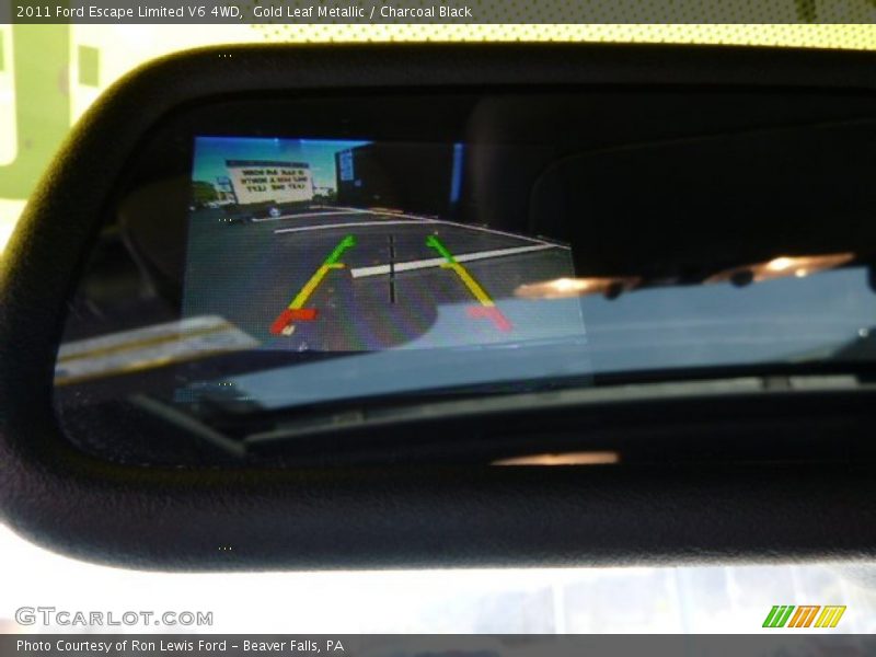 Gold Leaf Metallic / Charcoal Black 2011 Ford Escape Limited V6 4WD