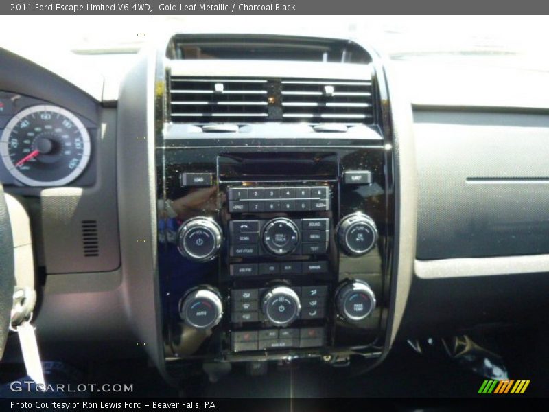 Gold Leaf Metallic / Charcoal Black 2011 Ford Escape Limited V6 4WD
