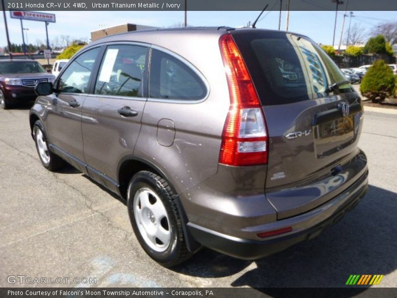 Urban Titanium Metallic / Ivory 2011 Honda CR-V LX 4WD