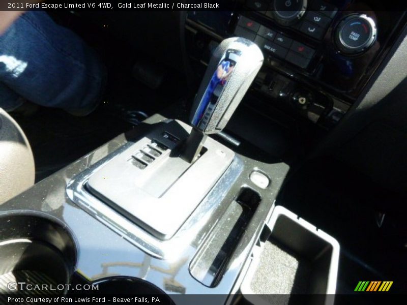 Gold Leaf Metallic / Charcoal Black 2011 Ford Escape Limited V6 4WD