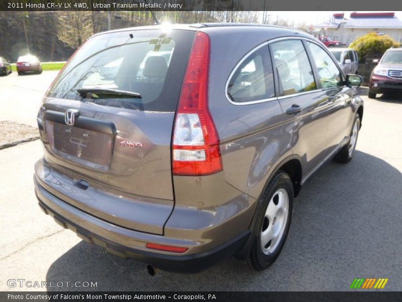 Urban Titanium Metallic / Ivory 2011 Honda CR-V LX 4WD