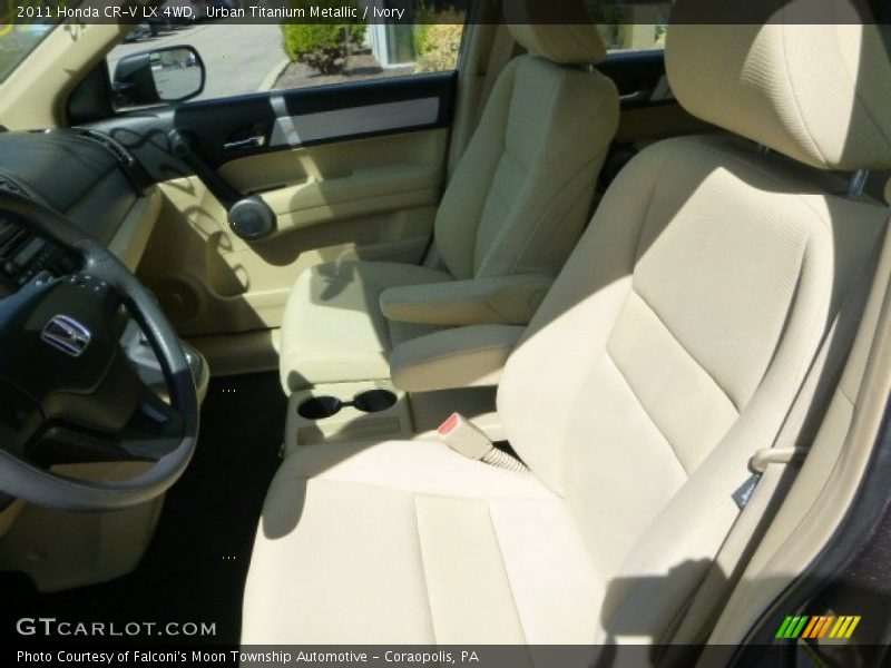 Urban Titanium Metallic / Ivory 2011 Honda CR-V LX 4WD