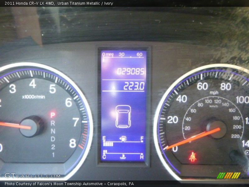 Urban Titanium Metallic / Ivory 2011 Honda CR-V LX 4WD
