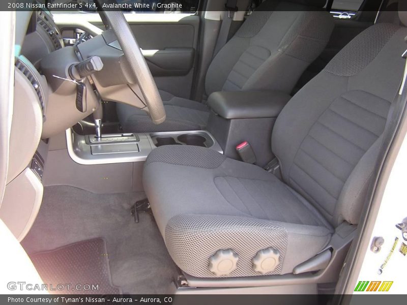 Avalanche White / Graphite 2008 Nissan Pathfinder S 4x4