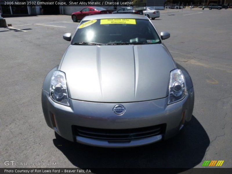 Silver Alloy Metallic / Charcoal Leather 2006 Nissan 350Z Enthusiast Coupe