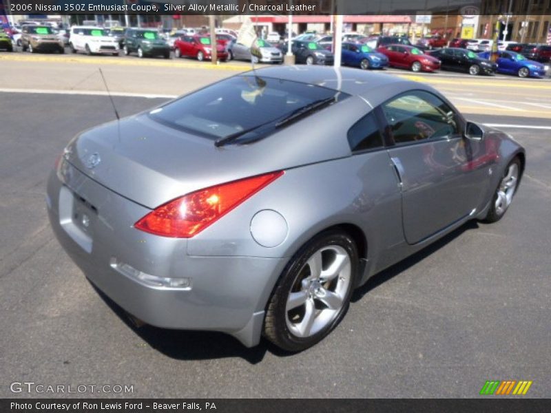 Silver Alloy Metallic / Charcoal Leather 2006 Nissan 350Z Enthusiast Coupe