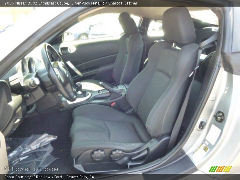 Silver Alloy Metallic / Charcoal Leather 2006 Nissan 350Z Enthusiast Coupe