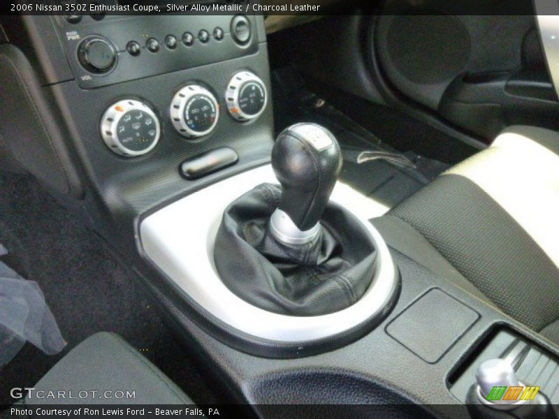 Silver Alloy Metallic / Charcoal Leather 2006 Nissan 350Z Enthusiast Coupe