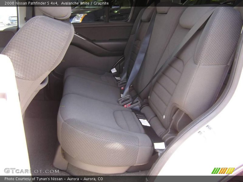 Avalanche White / Graphite 2008 Nissan Pathfinder S 4x4