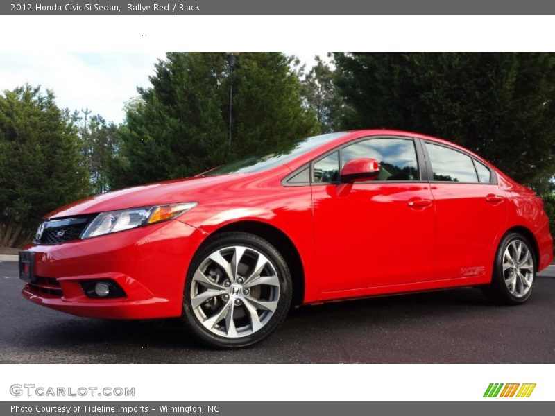 Rallye Red / Black 2012 Honda Civic Si Sedan