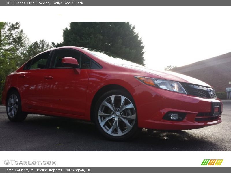 Rallye Red / Black 2012 Honda Civic Si Sedan