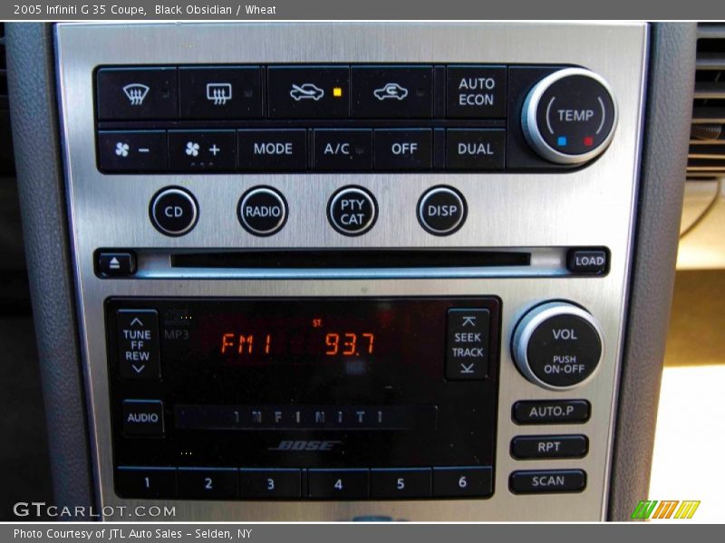 Black Obsidian / Wheat 2005 Infiniti G 35 Coupe