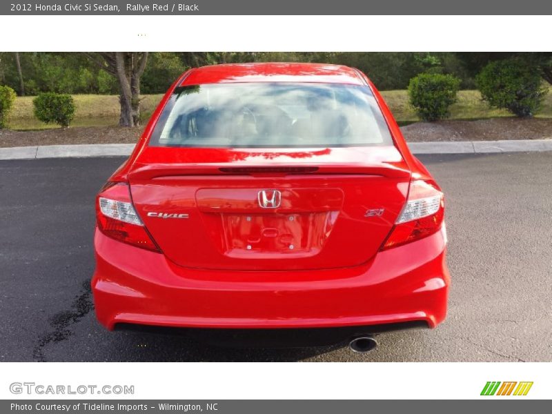 Rallye Red / Black 2012 Honda Civic Si Sedan