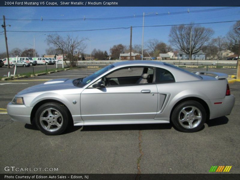 Silver Metallic / Medium Graphite 2004 Ford Mustang V6 Coupe