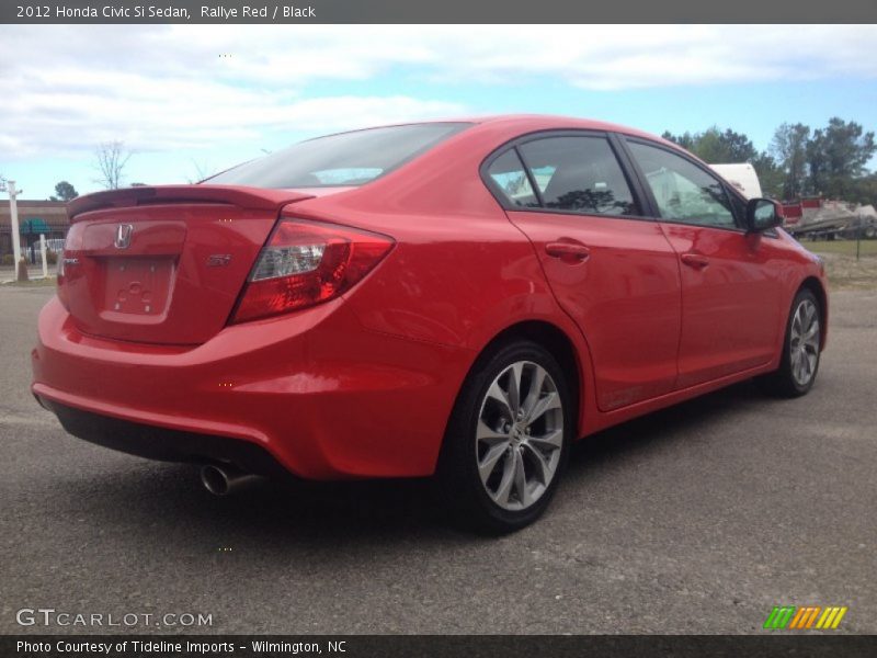 Rallye Red / Black 2012 Honda Civic Si Sedan