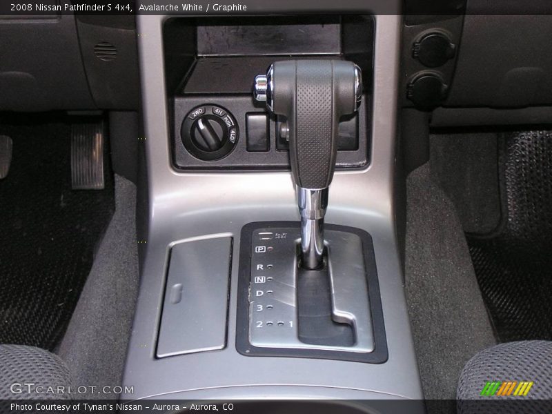 Avalanche White / Graphite 2008 Nissan Pathfinder S 4x4