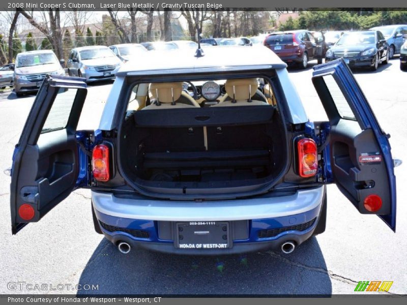 Laser Blue Metallic / Gravity Tuscan Beige 2008 Mini Cooper S Clubman