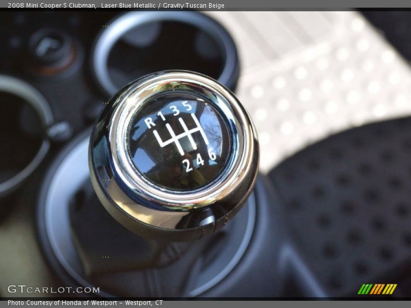 Laser Blue Metallic / Gravity Tuscan Beige 2008 Mini Cooper S Clubman