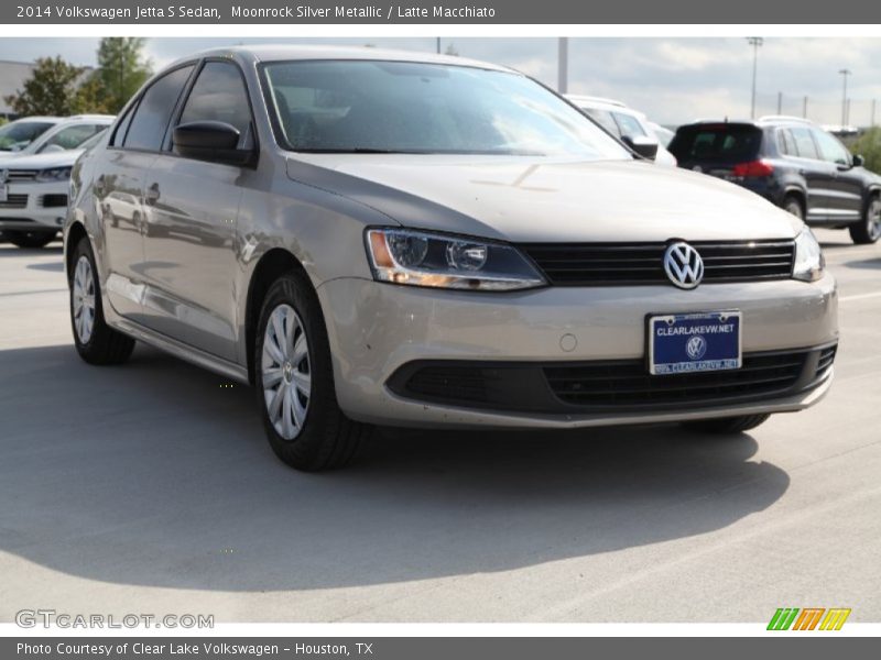 Moonrock Silver Metallic / Latte Macchiato 2014 Volkswagen Jetta S Sedan