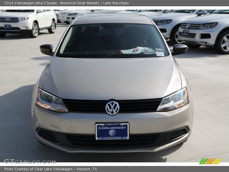 Moonrock Silver Metallic / Latte Macchiato 2014 Volkswagen Jetta S Sedan