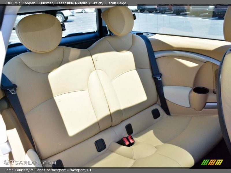 Laser Blue Metallic / Gravity Tuscan Beige 2008 Mini Cooper S Clubman
