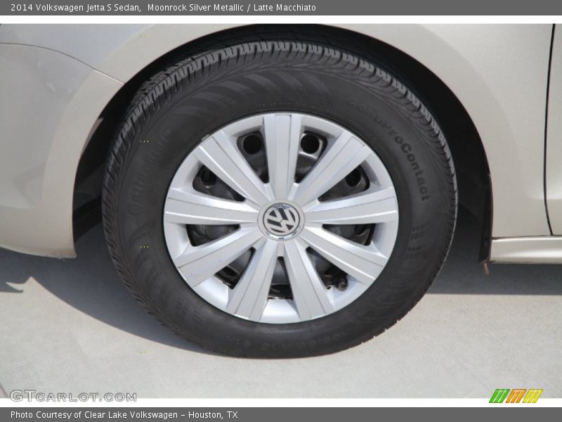 Moonrock Silver Metallic / Latte Macchiato 2014 Volkswagen Jetta S Sedan