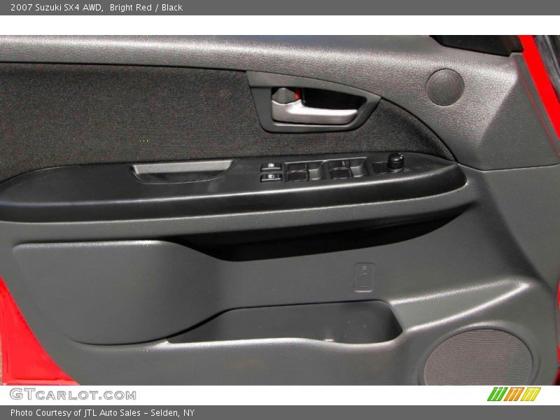 Bright Red / Black 2007 Suzuki SX4 AWD