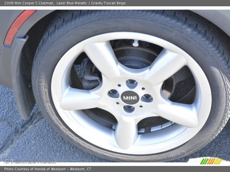 Laser Blue Metallic / Gravity Tuscan Beige 2008 Mini Cooper S Clubman