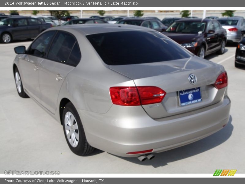 Moonrock Silver Metallic / Latte Macchiato 2014 Volkswagen Jetta S Sedan