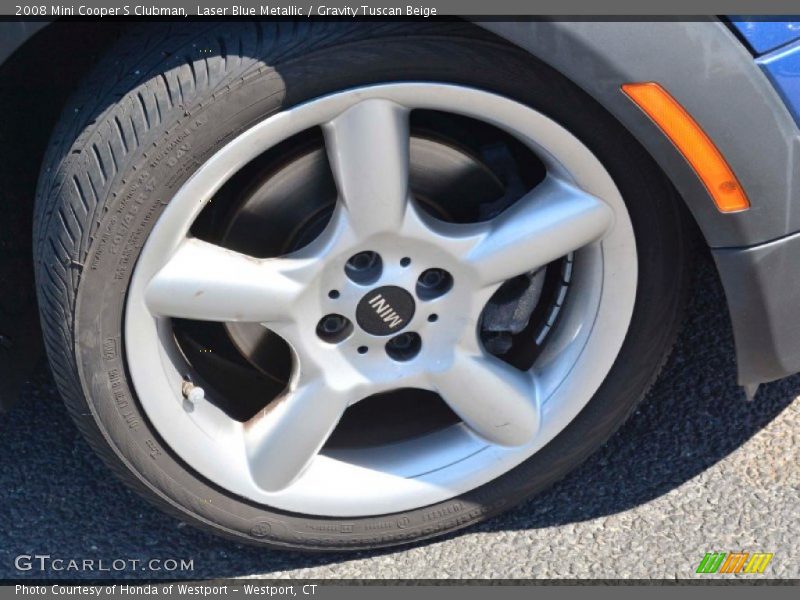 Laser Blue Metallic / Gravity Tuscan Beige 2008 Mini Cooper S Clubman