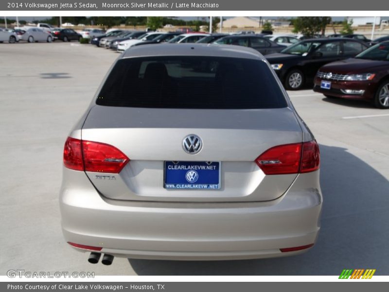 Moonrock Silver Metallic / Latte Macchiato 2014 Volkswagen Jetta S Sedan